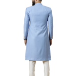 Classic Corn-Flower Blue Achkan for Men | Elegant Ethnic Wear | Jaipurio